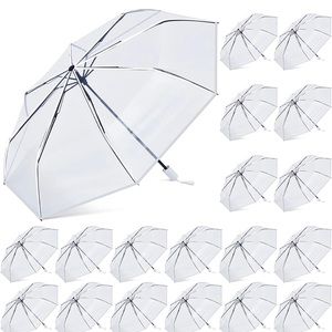 Clear Wedding Umbrellas - 18 count, New never used
